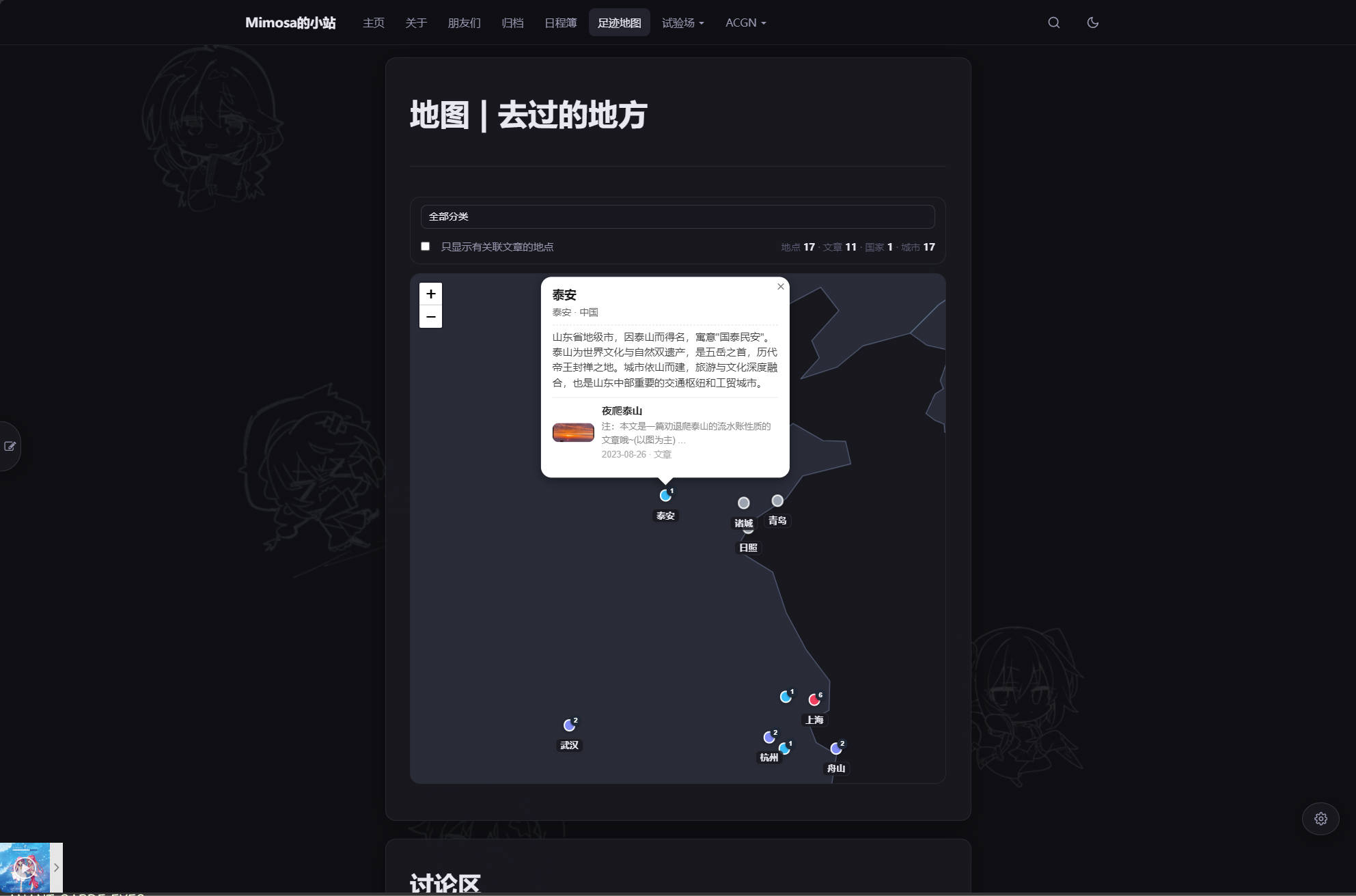 足迹地图